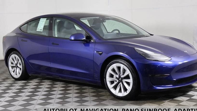 TESLA MODEL 3 2022 5YJ3E1EB1NF118954 image